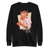 unisex-premium-sweatshirt-black-front-6a1d42485fbfd.jpg Hamster Panic Buying Sweatshirt