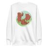 unisex-premium-sweatshirt-white-front-6a1cf7a9bf85d.jpg Playing Bear Cubs Sweatshirt