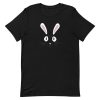 unisex-staple-t-shirt-black-front-6a1d0276b2b30.jpg Rabbit Face T-Shirt