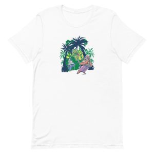 unisex-staple-t-shirt-white-front-6a1cf8f4af39c.jpg Badminton T-Shirt