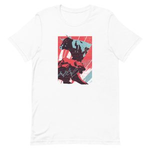 unisex-staple-t-shirt-white-front-6a1cf93c8e8c6.jpg Stock Market Bull Bear T-Shirt