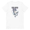 unisex-staple-t-shirt-white-front-6a1d3fdace526.jpg Sleepy Cat T-Shirt