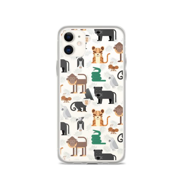 Amazon Jungle Animals iPhone Clear Case