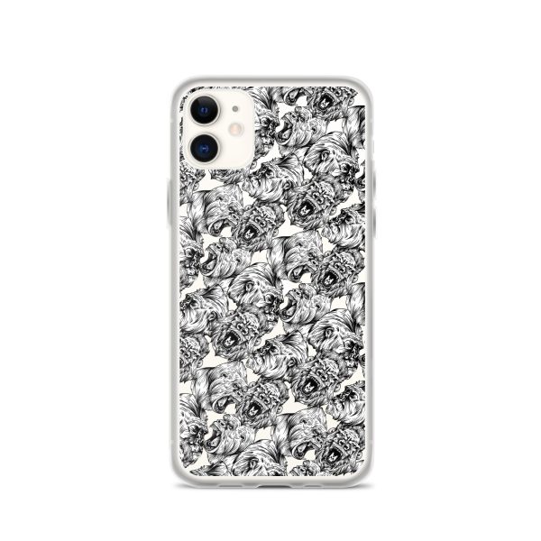 Angry Gorillas iPhone Clear Case