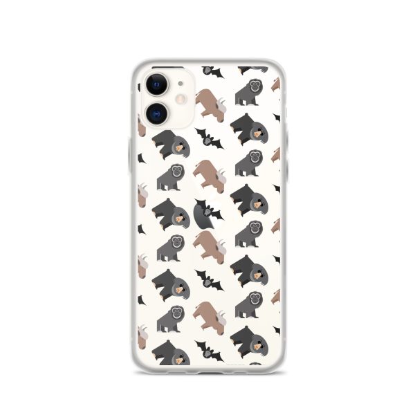 Asian Jungle Animal iPhone Clear Case