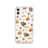 Asian Jungle Animals iPhone Clear Case