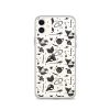 Black and White Halloween iPhone Clear Case