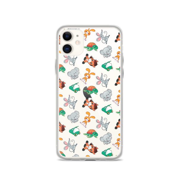 Cute Animals iPhone Clear Case