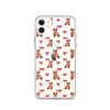 Cute Teddy Bear iPhone Clear Case