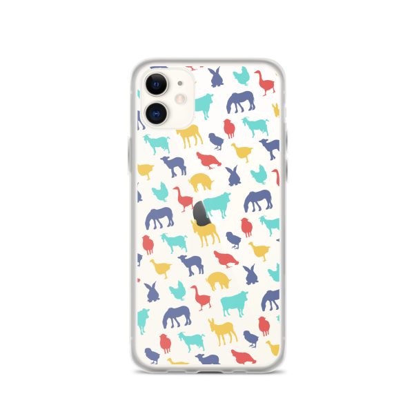 Farm Animals iPhone Clear Case