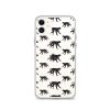 Monkey Silhouette iPhone Clear Case