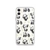 Watercolor Panda Bear iPhone Clear Case