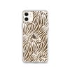 Tiger Print iPhone Clear Case