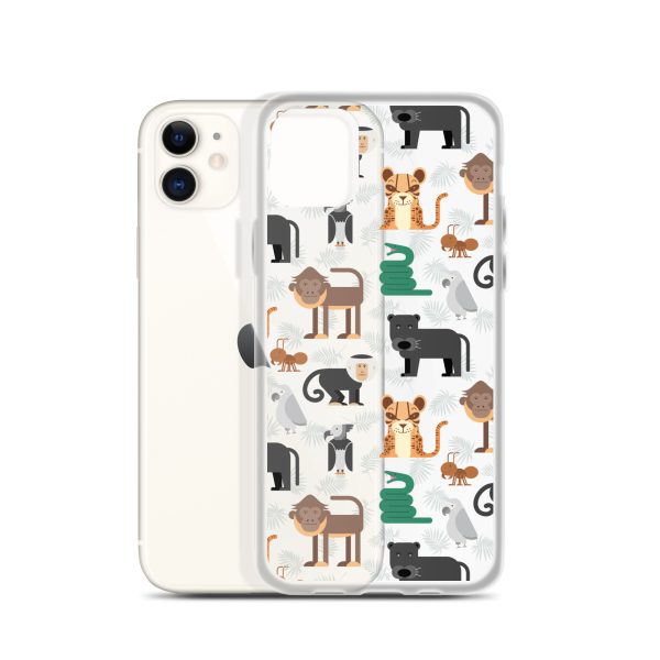 Amazon Jungle Animals iPhone Clear Case