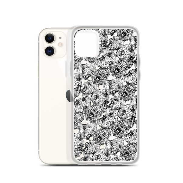 Angry Gorillas iPhone Clear Case