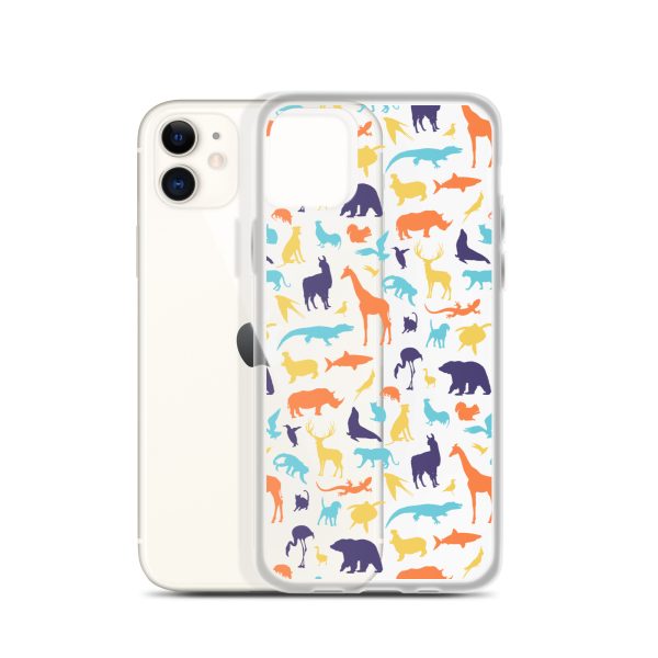 Animal Silhouette iPhone Clear Case