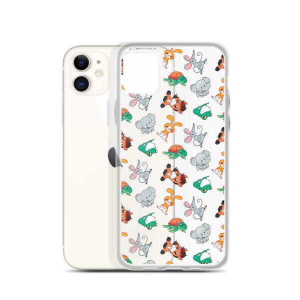Cute Animals iPhone Clear Case