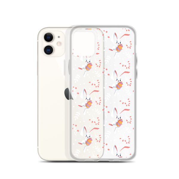 Cute Easter Rabbit iPhone Clear Case