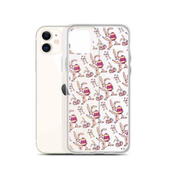 Easter Bunny With Egg iPhone Clear Case