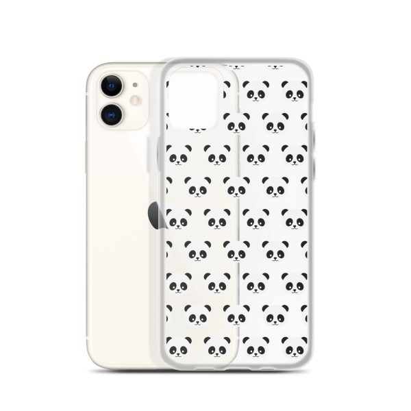 Panda Bears iPhone Clear Case
