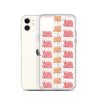 Pink Bunnies iPhone Clear Case