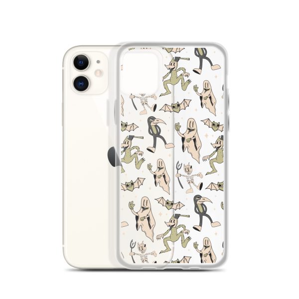 Spooky Vintage Halloween iPhone Clear Case