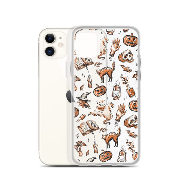 Vintage Halloween iPhone Clear Case