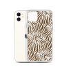 Tiger Print iPhone Clear Case
