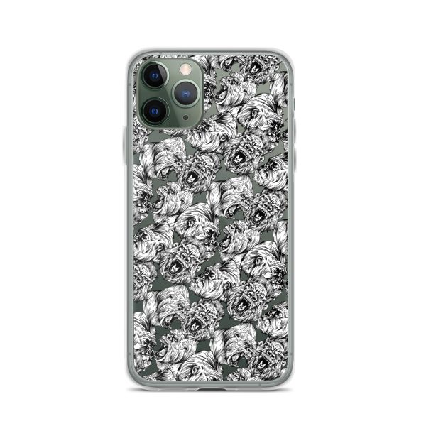 Angry Gorillas iPhone Clear Case