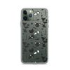 Black and White Halloween iPhone Clear Case