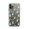 Colorful Bunnies Easter iPhone Clear Case