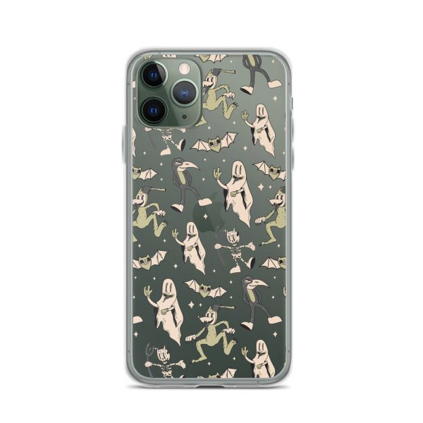 Spooky Vintage Halloween iPhone Clear Case