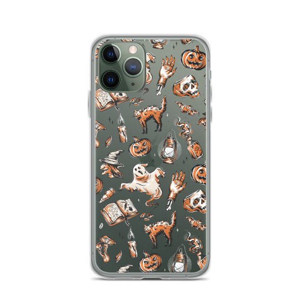 Vintage Halloween iPhone Clear Case