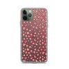 Leopard Heart Print iPhone Clear Case