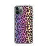 Neon Leopard iPhone Clear Case