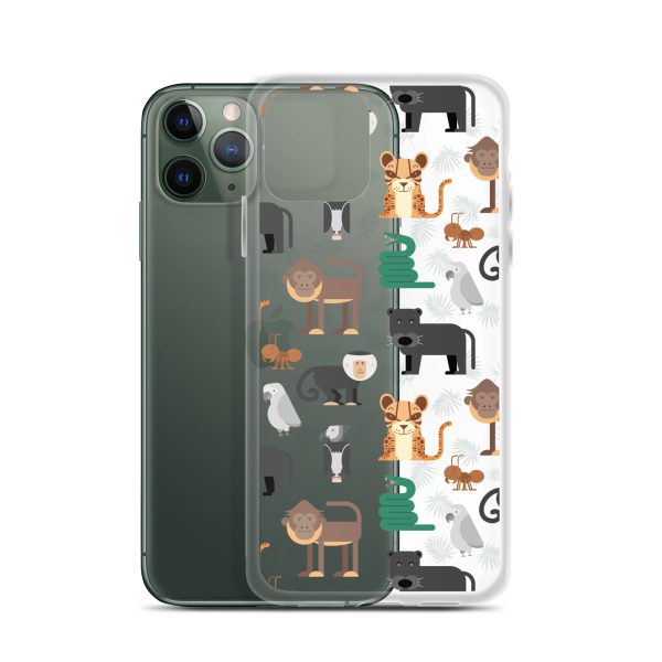 Amazon Jungle Animals iPhone Clear Case