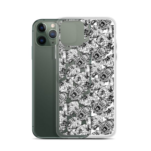 Angry Gorillas iPhone Clear Case