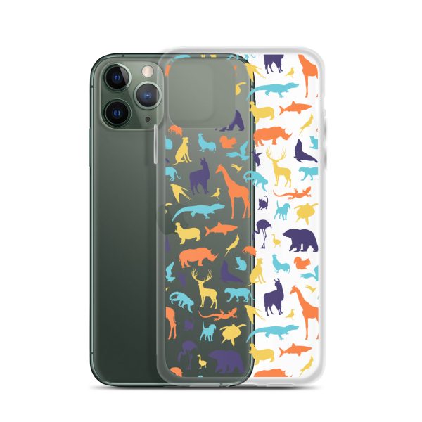 Animal Silhouette iPhone Clear Case