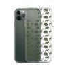 Animals Silhouette iPhone Clear Case