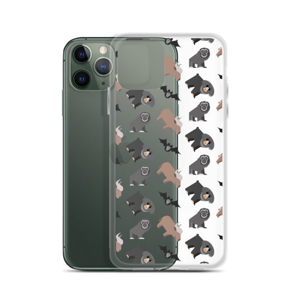 Asian Jungle Animal iPhone Clear Case