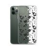 Black and White Halloween iPhone Clear Case