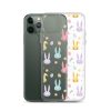 Colorful Bunnies Easter iPhone Clear Case