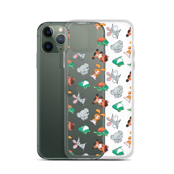 Cute Animals iPhone Clear Case