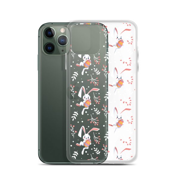 Cute Easter Rabbit iPhone Clear Case
