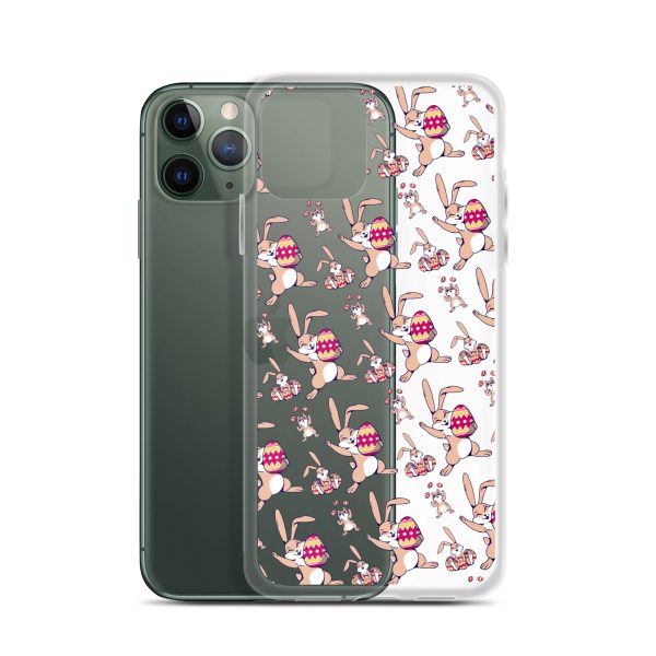 Easter Bunny With Egg iPhone Clear Case