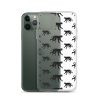 Monkey Silhouette iPhone Clear Case