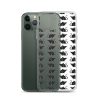 Rat Silhouette iPhone Clear Case