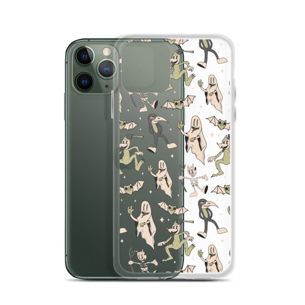 Spooky Vintage Halloween iPhone Clear Case
