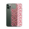 Leopard Heart Print iPhone Clear Case