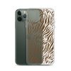 Tiger Print iPhone Clear Case